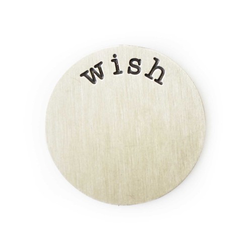 Wish Plate - Silver Tone