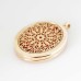 Perfume/Essential Oil Locket - Oval Mandala - Rose Gold Tone Perfume/Essential Oil Locket - Oval Mandala - Rose Gold Tone