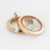 Rose Gold Screw Top Locket - 2.5cm