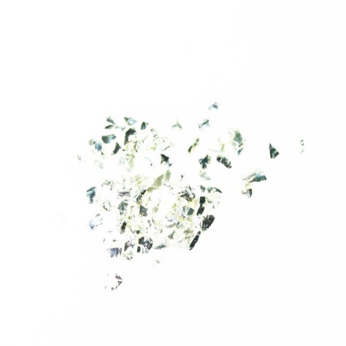 Glitter Chips - Silver Tone