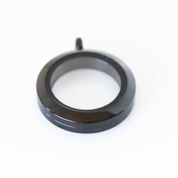 Black Locket Screw Top - 2.5cm Black Locket Screw Top - 2.5cm