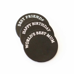 Top Half Engraved Plate - Choose Your Wording - to fit 3cm Lockets Top Half Engraved Plate - Choose Your Wording - to fit 3cm Lockets