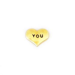 You Heart - Gold Tone You Heart - Gold Tone