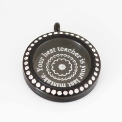 Your best teacher is your last mistake - Locket and Plate Set Your best teacher is your last mistake - Locket and Plate Set