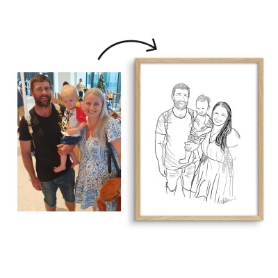 Line Drawing From Photograph