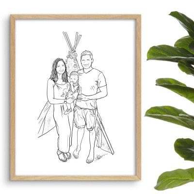 Line Drawing From Photograph